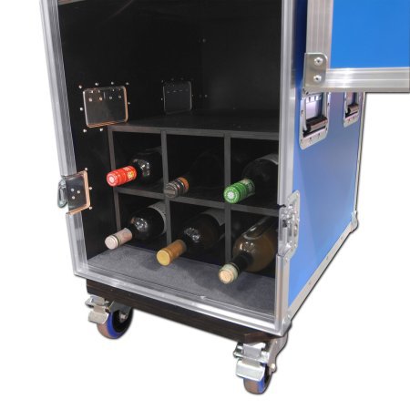 Portable Events Flight Case With Cash Till And Champagne Storage